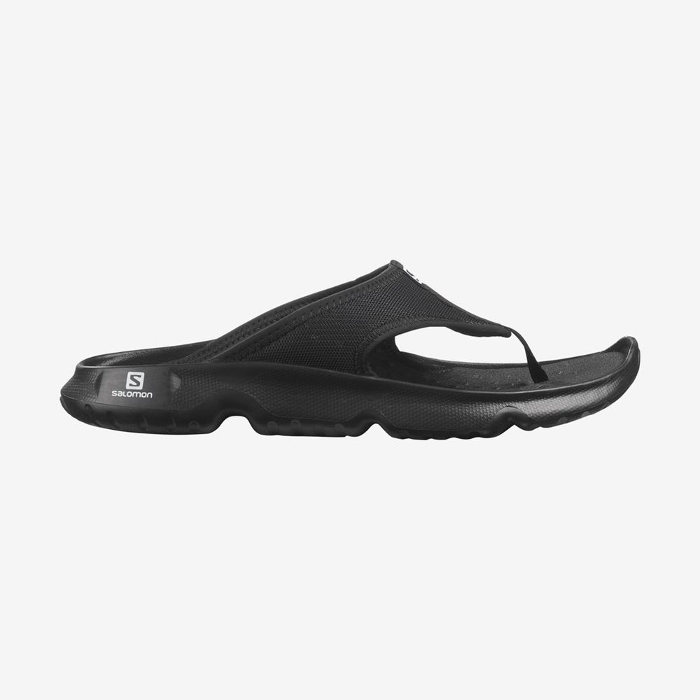 Salomon Singapore Mens Sandals - REELAX BREAK 5.0 Black | 04568-AIBH